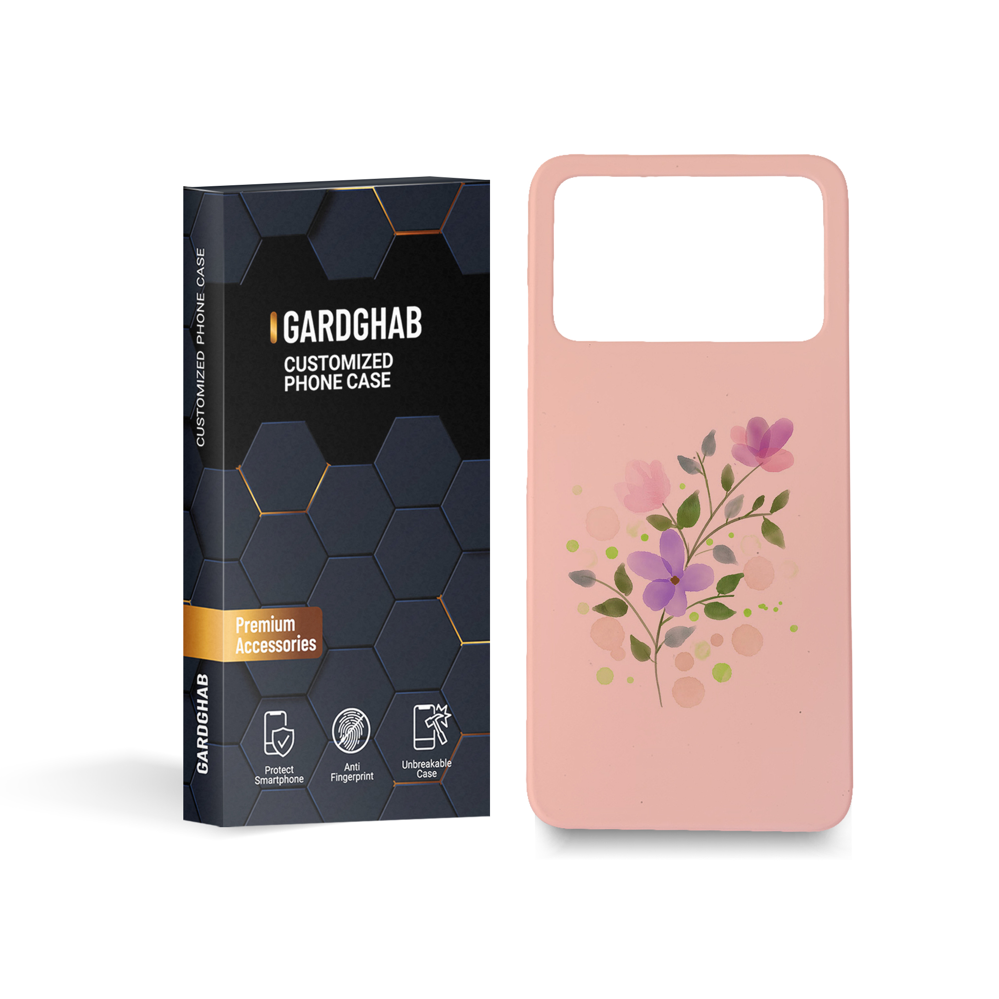 کاور گارد قاب مدل گل مناسب برای گوشی موبایل شیائومی X4 pro