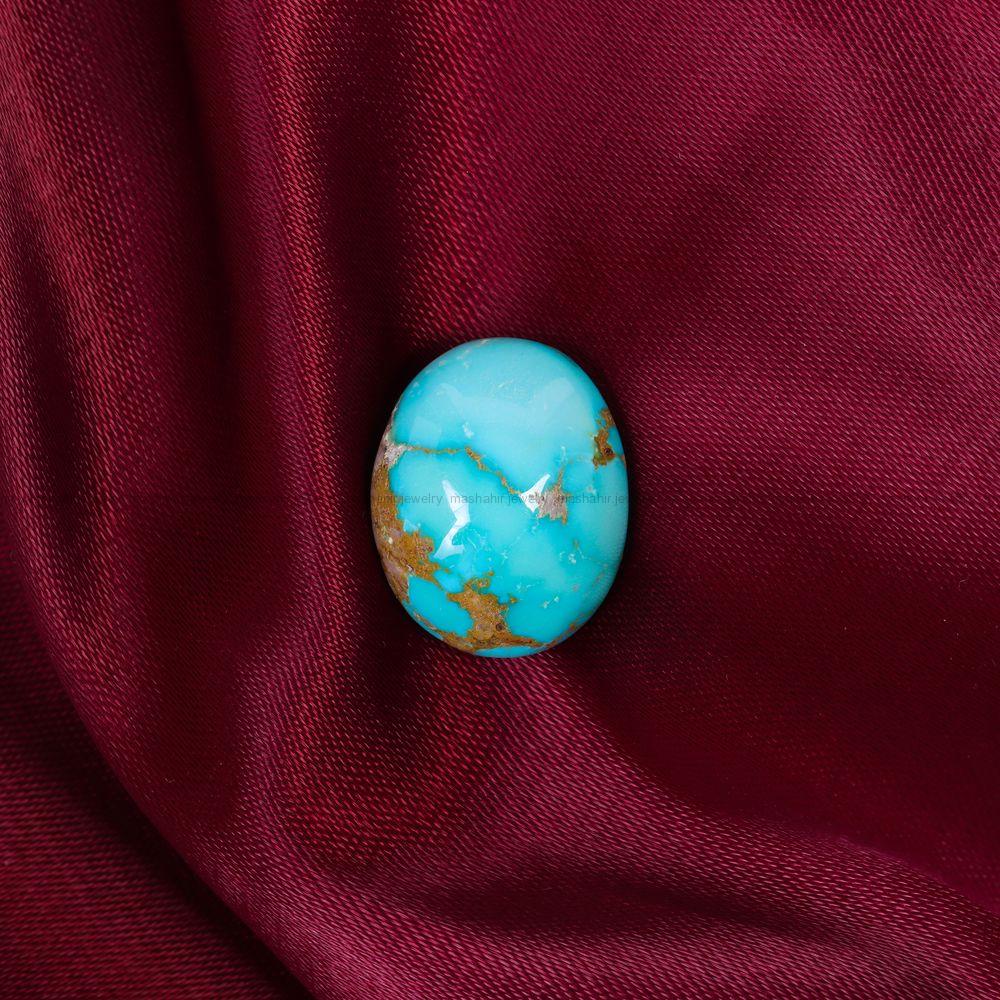 نگین فیروزه شجری کد 11601 - جواهری مشاهیر