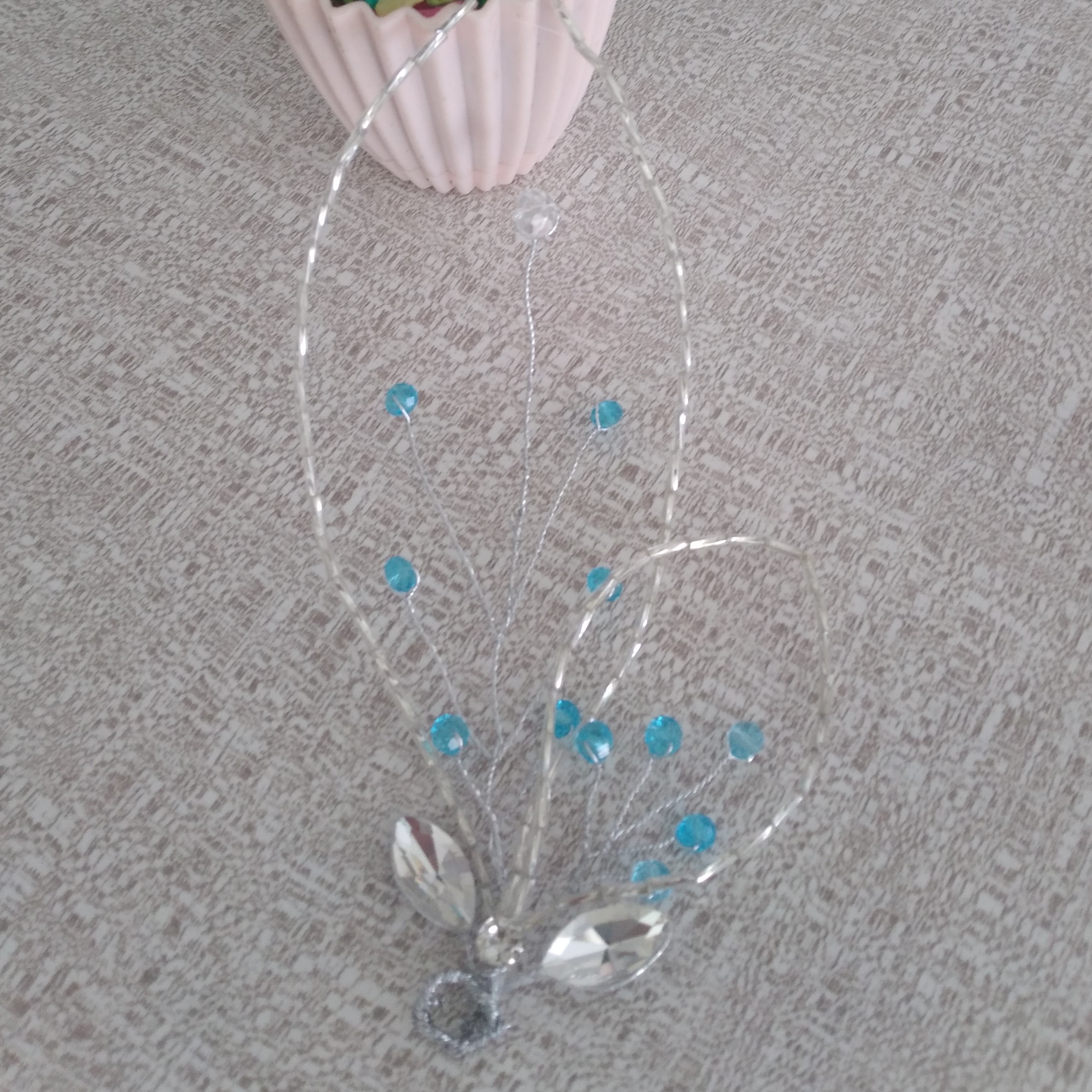 ریسه گلبرگ کریستال و ملیله