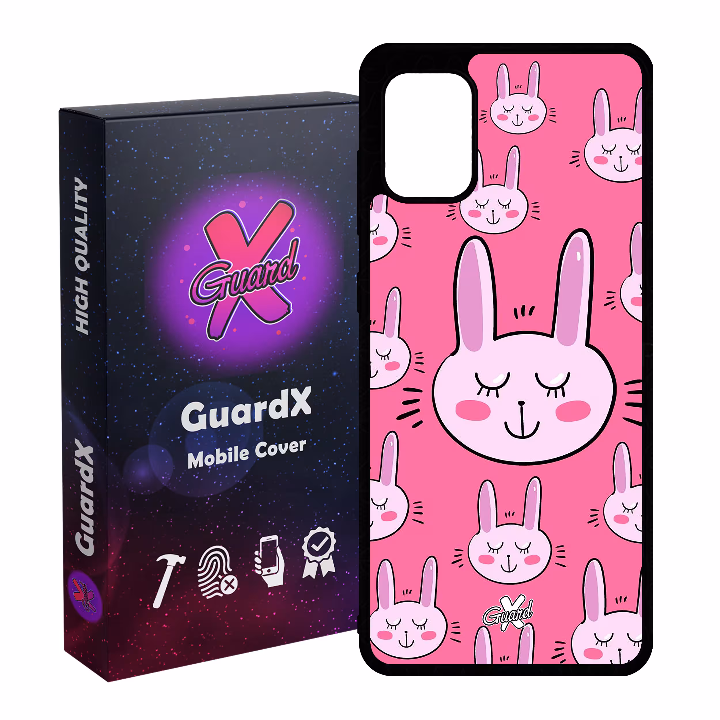 کاور گارد ایکس طرح Rabbit مدل Glass101135 مناسب برای گوشی موبایل سامسونگ Galaxy A31