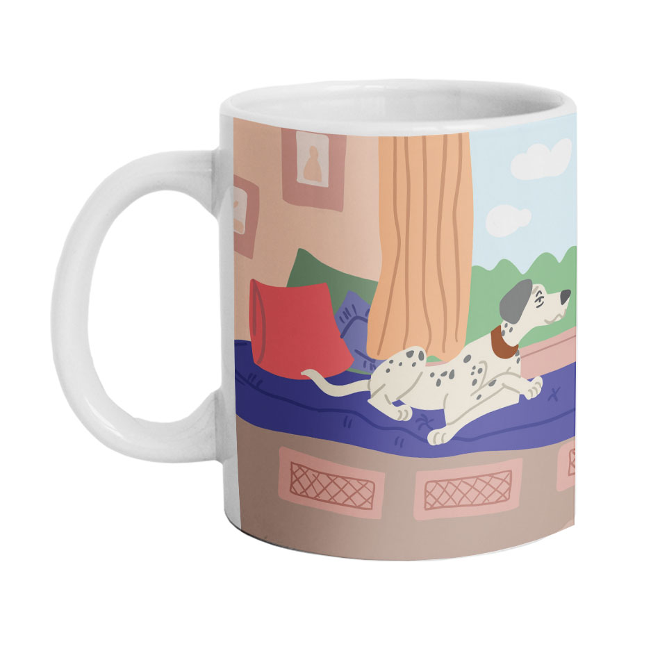 ماگ دارلی طرح فانتزی سگ مدل MG1583