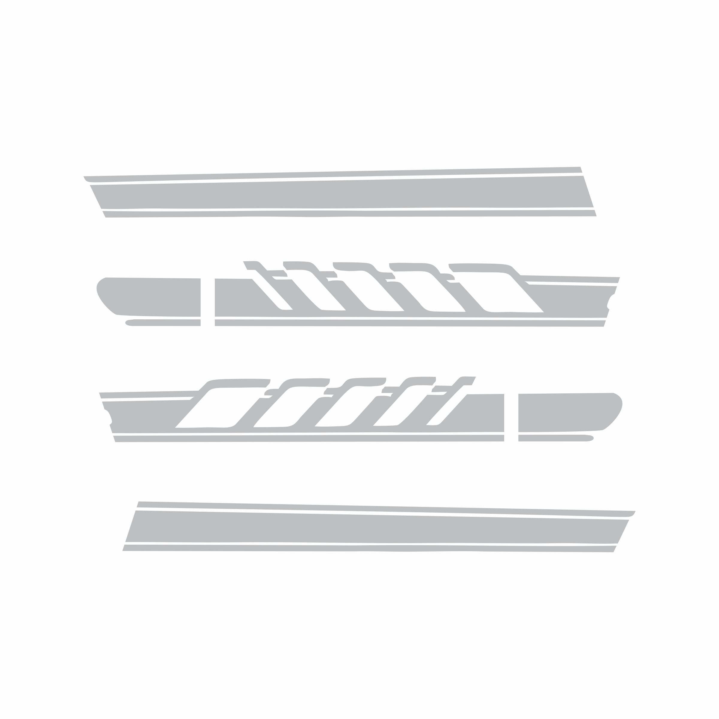 برچسب بدنه خودرو ونگارد کد 17 مجموعه 6عددی 