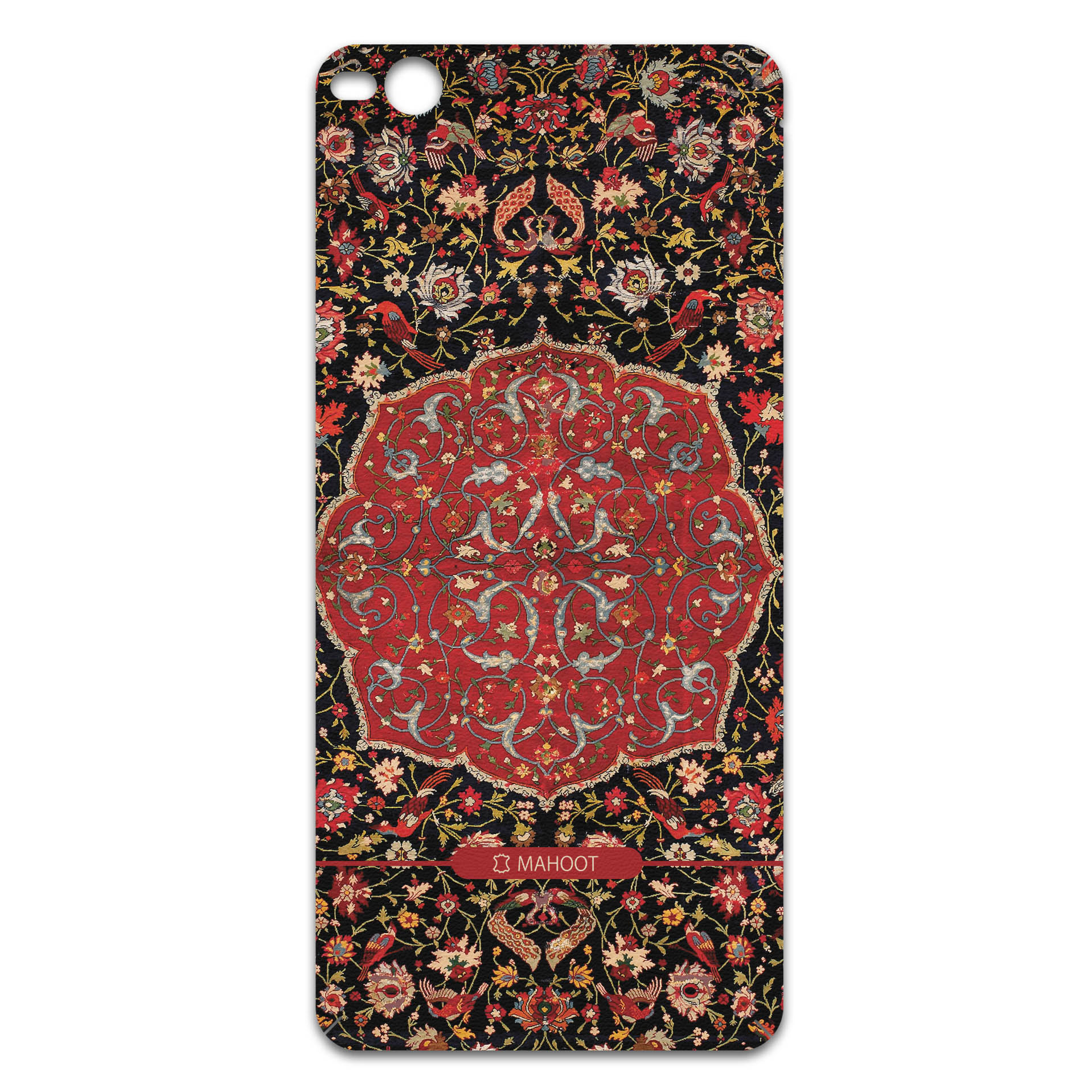 برچسب پوششی ماهوت مدل Persian-Carpet-Red مناسب برای گوشی موبایل اچ تی سی One X9