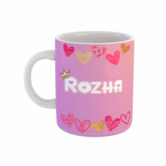 ماگ طرح تک شاخ مدل روژا