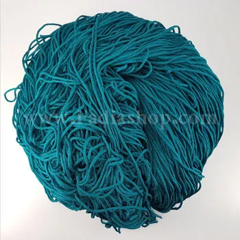 نخ مکرومه 3 سبز آبی S206
