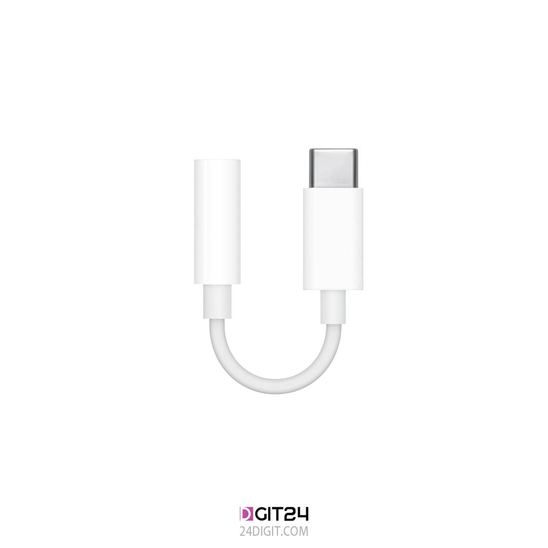 تبدیل تایپ سی به جک هدفون اورجینال اپل