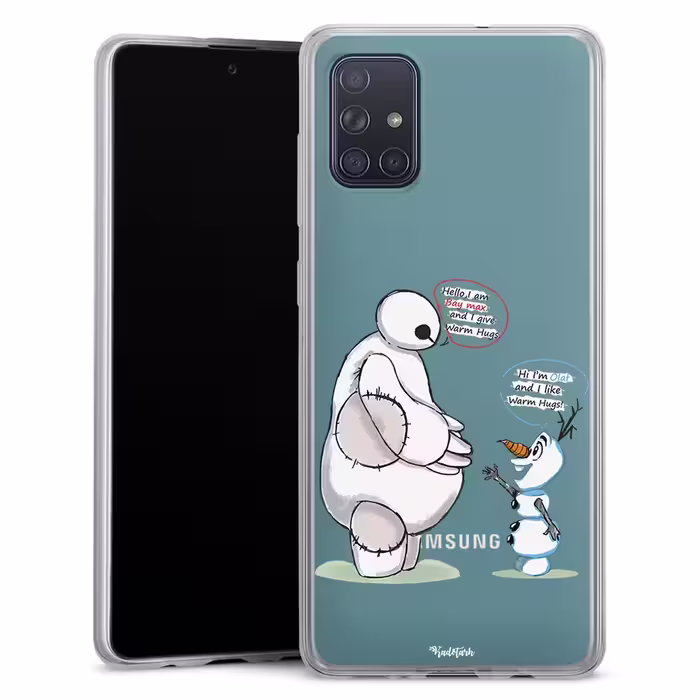 کاور طرح Olaf &amp; Baymax مناسب برای گوشی موبایل سامسونگ Galaxy A71 