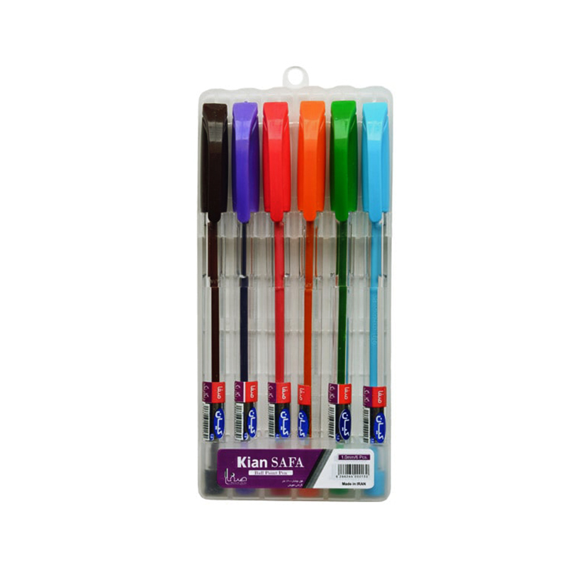 خودکار رنگی کیان 6 عددی