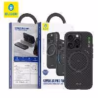 قاب برند Blueo بلو Armor Aramid Fiber Magnetic Case With Rotatable Stand 360° مناسب برای Apple iPhone 16 Pro