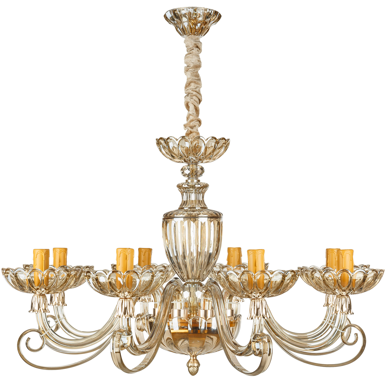 لوستر 8 شعله چشمه نور کد C2129/8