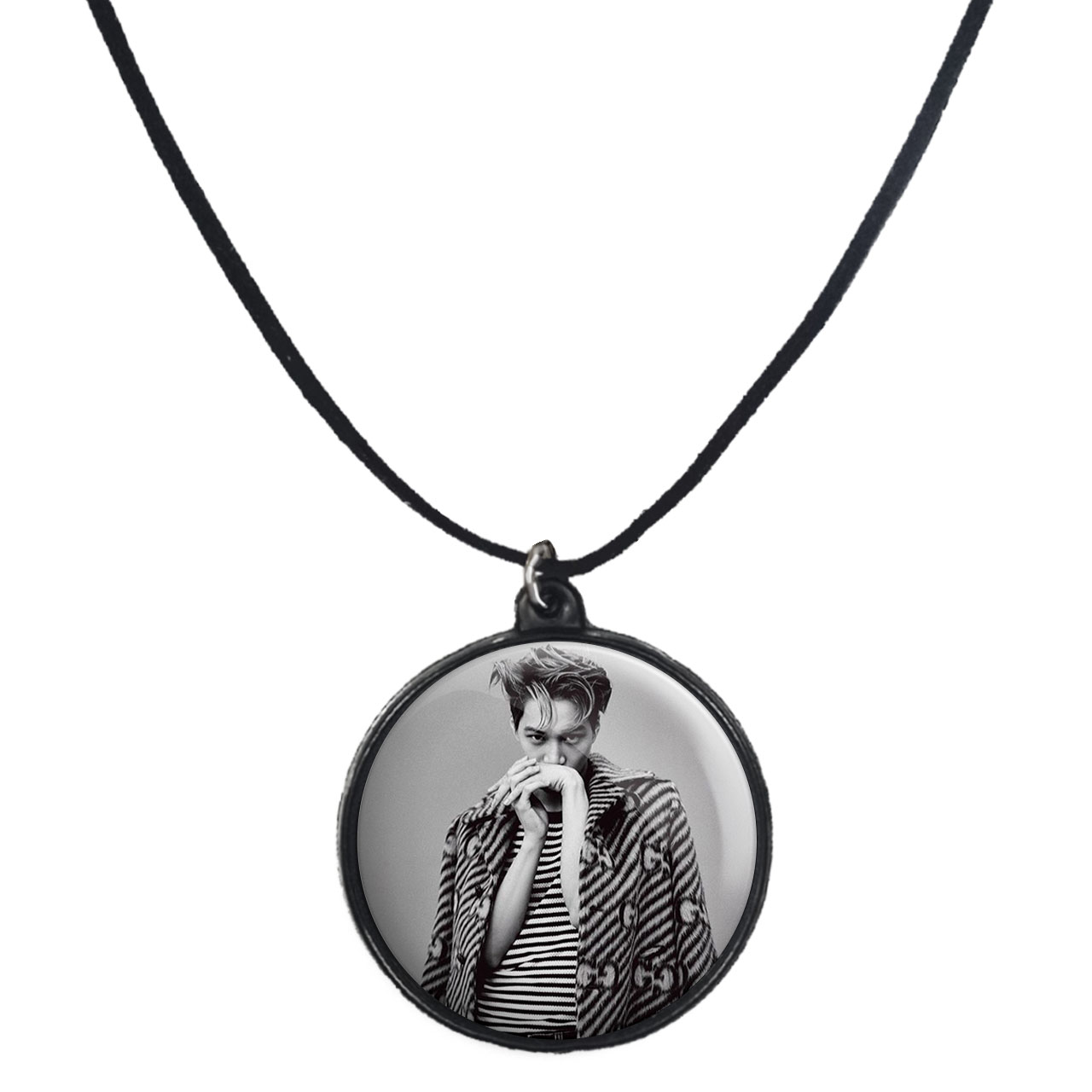 گردنبند پرمانه طرح exo کد pmb.13818 مدل دو طرفه