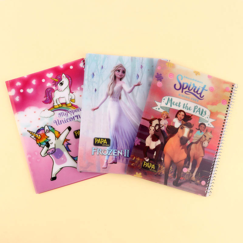 دفتر نقاشی سیمی 50 برگ طرح کارتونی پاپا