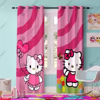 پرده پانچی طرح کیتی PK-2780