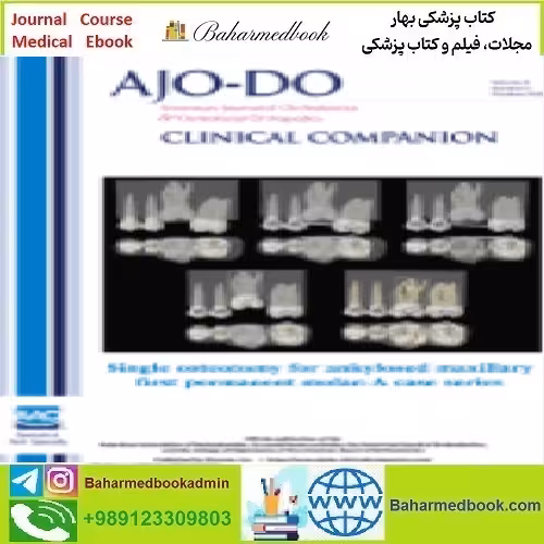 AJO DO Clinical Companion Volume 3 Issue 1 to 5 2023 TR