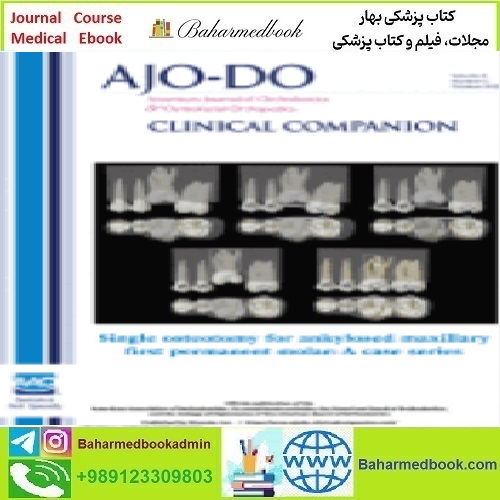 AJO DO Clinical Companion Volume 3 Issue 1 to 5 2023 TR