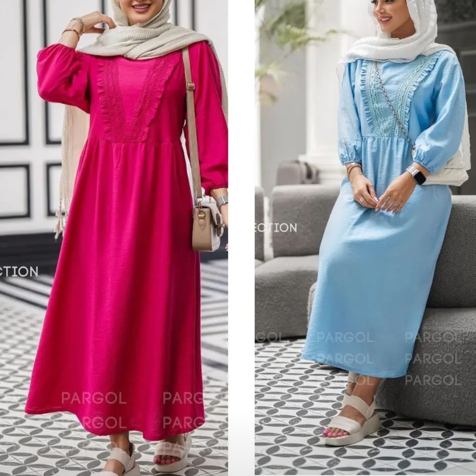 مانتو بلند پیراهنی زنانه و دخترانه کرسپو
