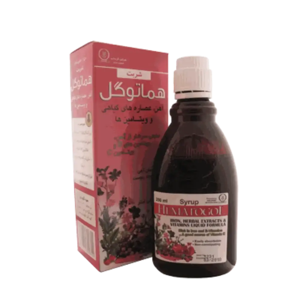 شربت هماتوگل گل دارو