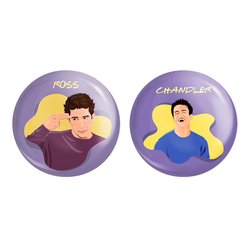 پیکسل خندالو مدل سریال فرندز Friends کد 39053906 مجموعه 2 عددی