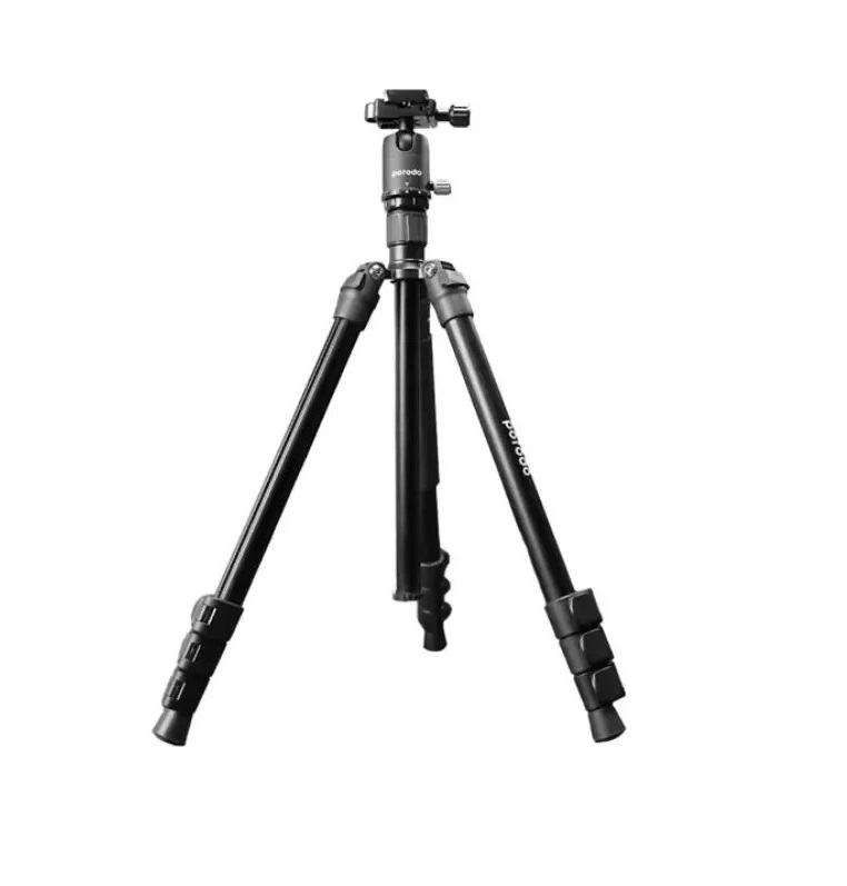 سه پایه دوربین و موبایل پرودو مدل Porodo Aluminium Tripod with Ballhead