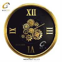 ساعت دیواری اورجینال آرتمیس آلیاژ فلزی طلایی| کد رفرنس 11320، مدل: 2021Gold