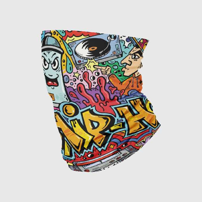 دستمال سر و گردن هاماگراف مدل هیپ هاپ