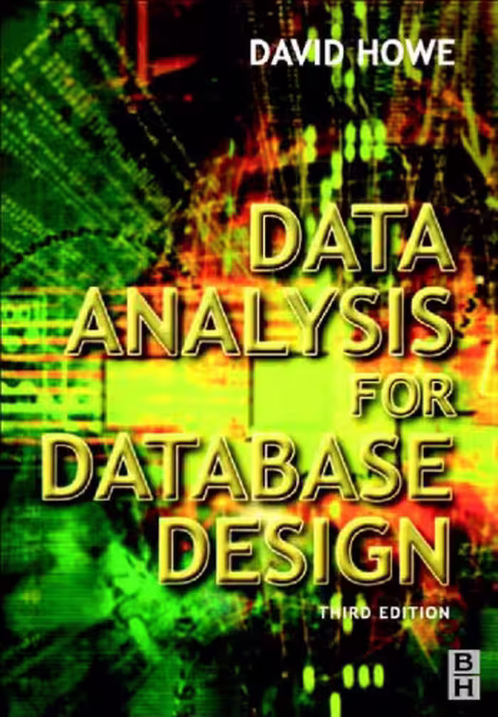 خرید و دانلود نسخه کامل کتاب Data Analysis for Database Design, Third Edition