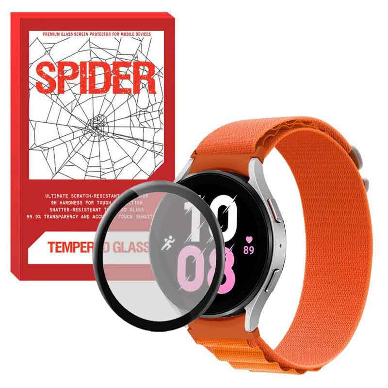 بند اسپایدر مدل LOOP ALPINE مناسب برای ساعت هوشمند سامسونگ Galaxy Watch 5 44 mm به همراه محافظ صفحه نمایش
