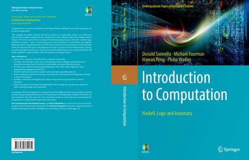 خرید و دانلود نسخه کامل کتاب Introduction to Computation: Haskell, Logic and Automata (free, non-retail version, with cover)