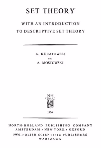 خرید و دانلود نسخه کامل کتاب Set theory, with an introduction to descriptive set theory