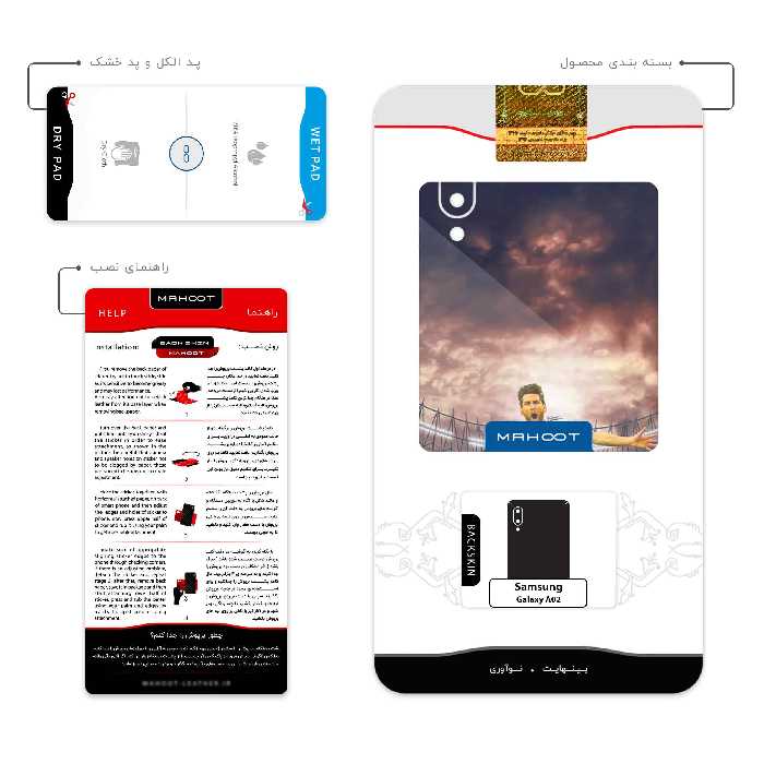 برچسب پوششی ماهوت مدل Lionel Messi 2 مناسب برای گوشی موبایل سامسونگ Galaxy A02