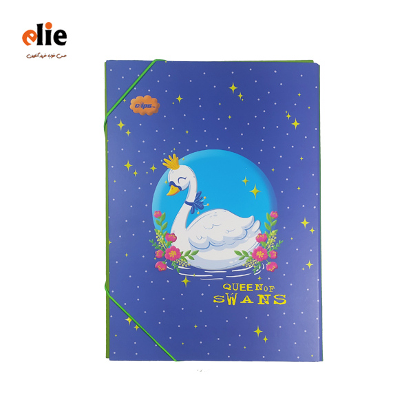 کلاسور کشدار کلیپس طرح قو