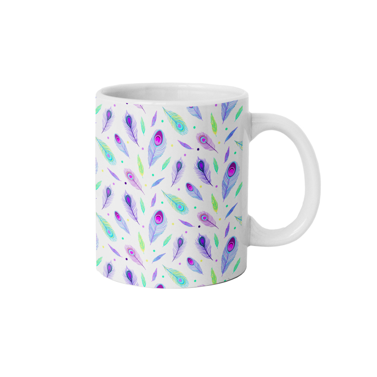 ماگ طرح طاووس مدل M1436