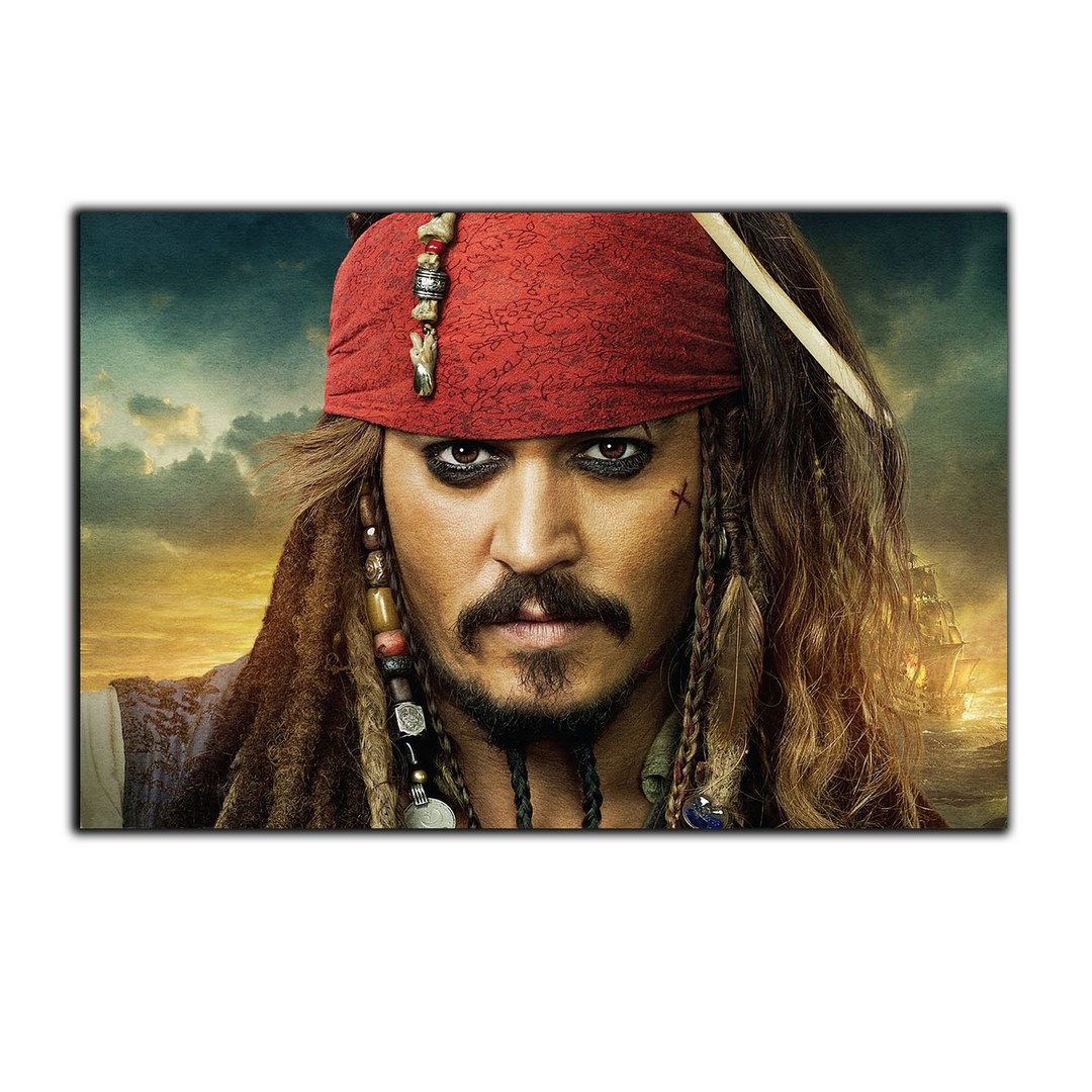 تابلو شاسی بکلیت طرح فیلم دزدان دریایی کارائیب جانی دپ مدل SH-S4130