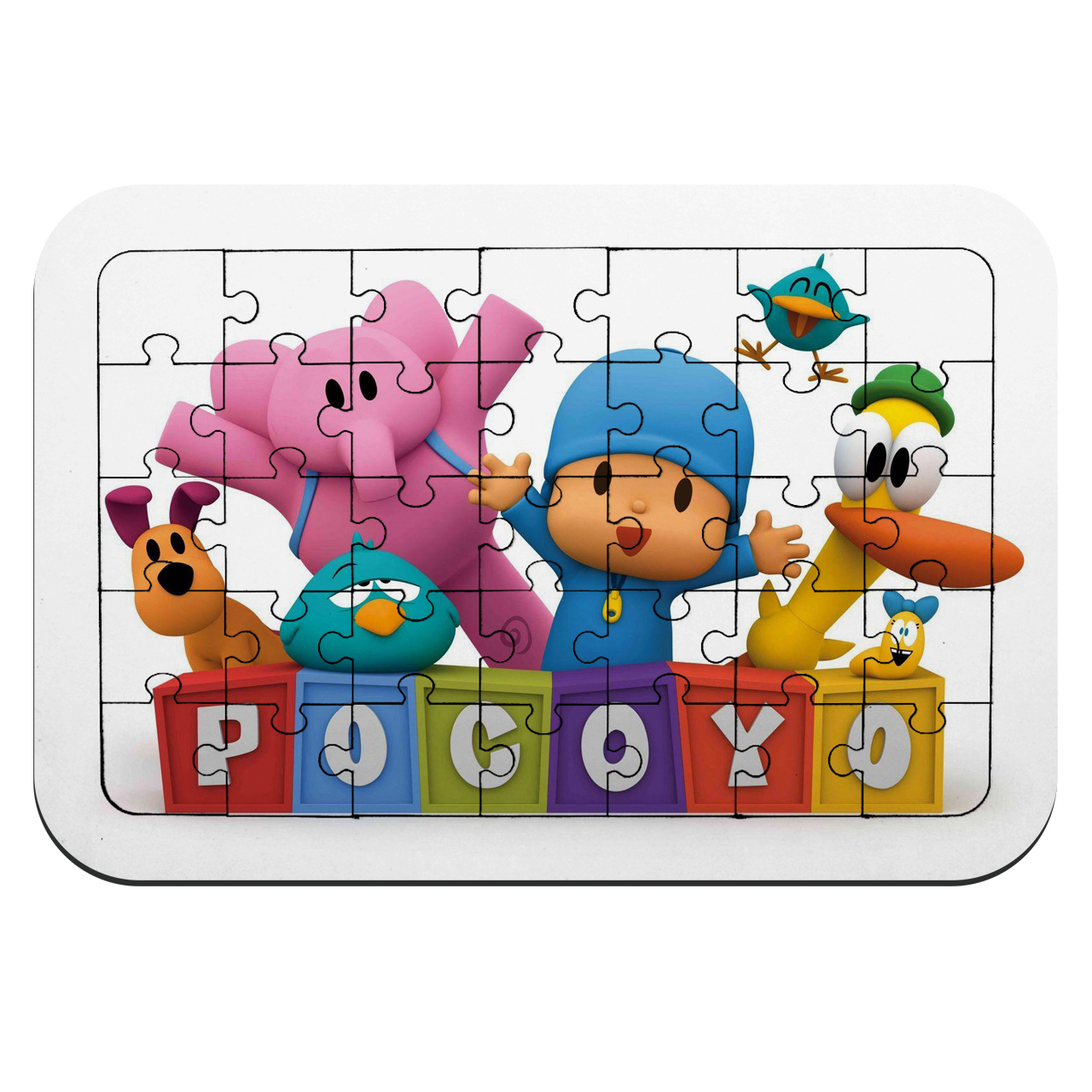 پازل 35 تکه طرح انیمیشن پوکویو مدل NI821