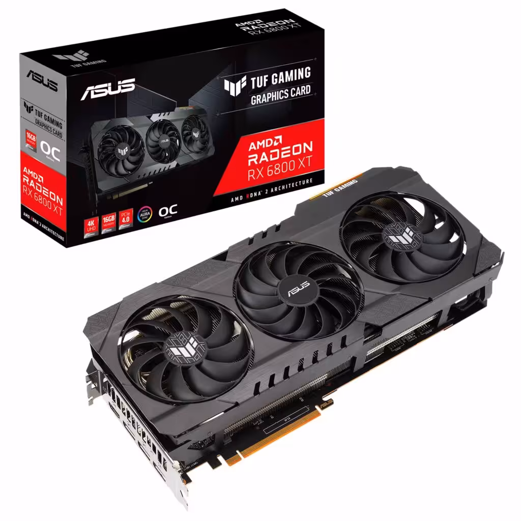 خرید کارت گرافیک ایسوس Graphics ASUS TUF GAMING RX6800XT OC 16G با بهترین قیمت