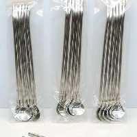 قاشق استیل نی دار