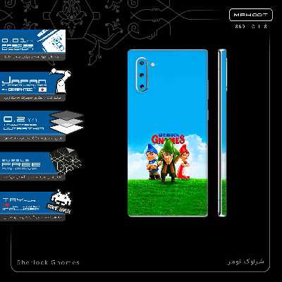 برچسب پوششی ماهوت مدل Sherlock Gnomes-FullSkin مناسب برای گوشی موبایل سامسونگ Galaxy Note 10
