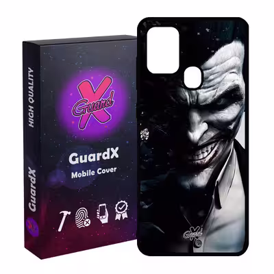 کاور گارد ایکس طرح جوکر مدل Glass10152 مناسب برای گوشی موبایل سامسونگ Galaxy A21s