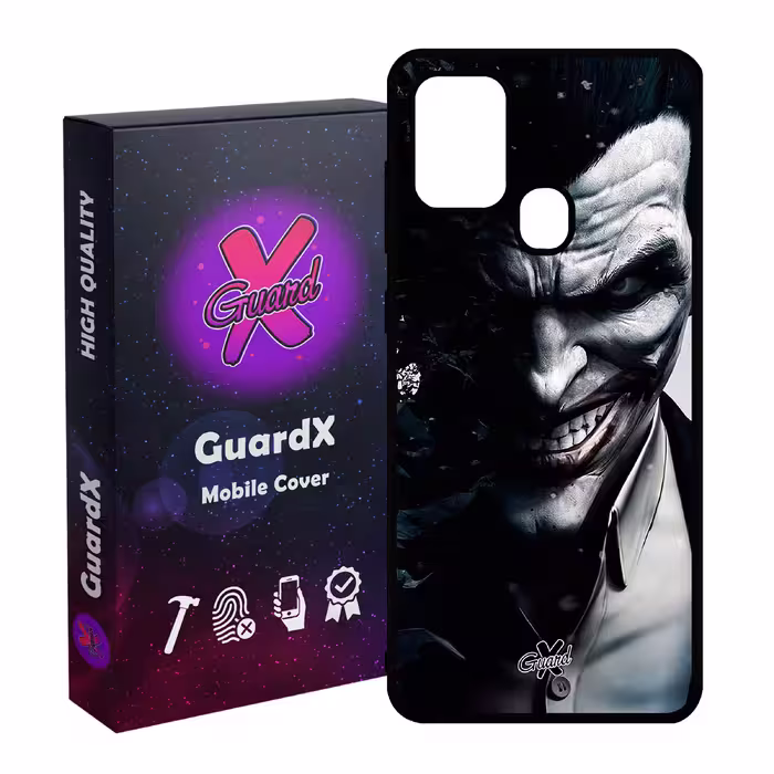 کاور گارد ایکس طرح جوکر مدل Glass10152 مناسب برای گوشی موبایل سامسونگ Galaxy A21s