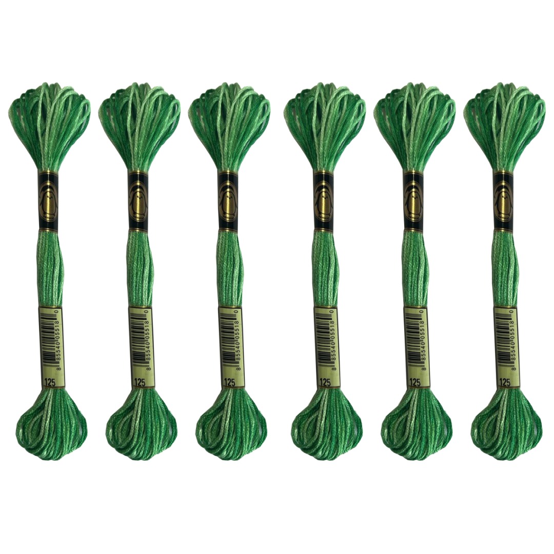 نخ گلدوزی پنگوئن مدل PNG-06 کد P-125 مجموعه 6 عددی