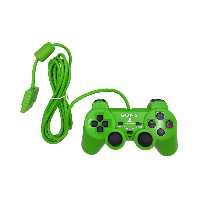 دسته سونی پلی استیشن 2 (PS2) سبز سیم ابریشمی