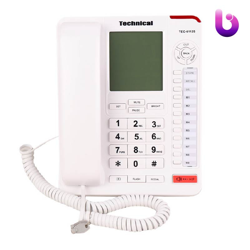تلفن رومیزی تکنیکال Technical TEC-6112S