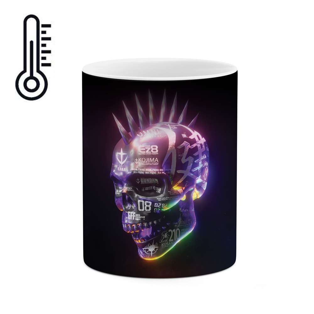 ماگ حرارتی طرح جمجمه مدل mgh00315