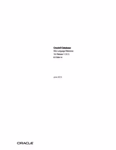 خرید و دانلود نسخه کامل کتاب Oracle Database SQL Language Reference 12с Release 1 (12.1)