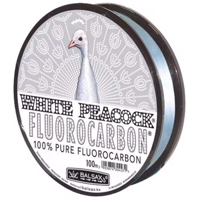 نخ ماهیگیری بالساکس مدل White Peacock-Fluorocarbon سایز 0.22 میلی متر 