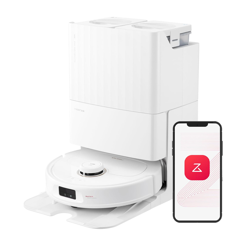 جارو رباتیک شیائومی مدل roborock Qrevo MaxV Robot Vacuum and Mop