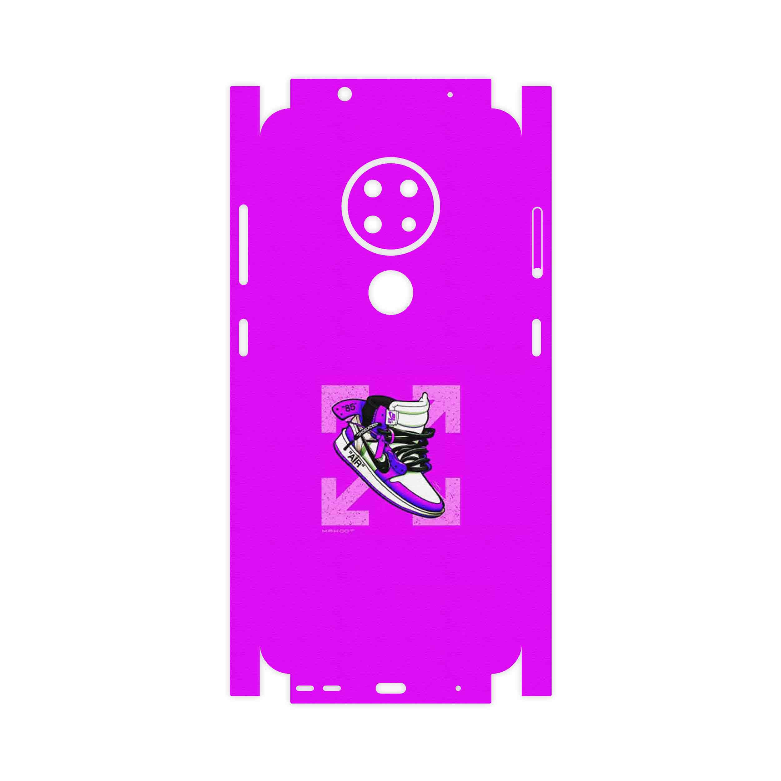 برچسب پوششی ماهوت مدل Nike Air Sneaker Digital Art-FullSkin مناسب برای گوشی موبایل نوکیا 6.2