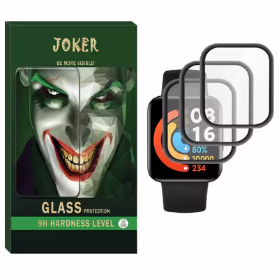 محافظ صفحه نمایش نانو جوکر مدل NJK مناسب برای ساعت هوشمند شیائومی Redmi Watch 2 بسته سه عددی