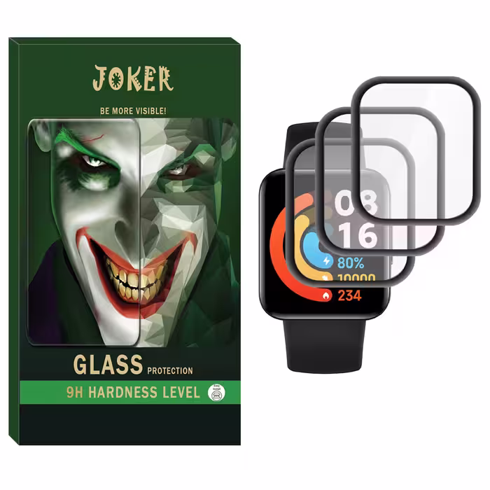 محافظ صفحه نمایش نانو جوکر مدل NJK مناسب برای ساعت هوشمند شیائومی Redmi Watch 2 بسته سه عددی