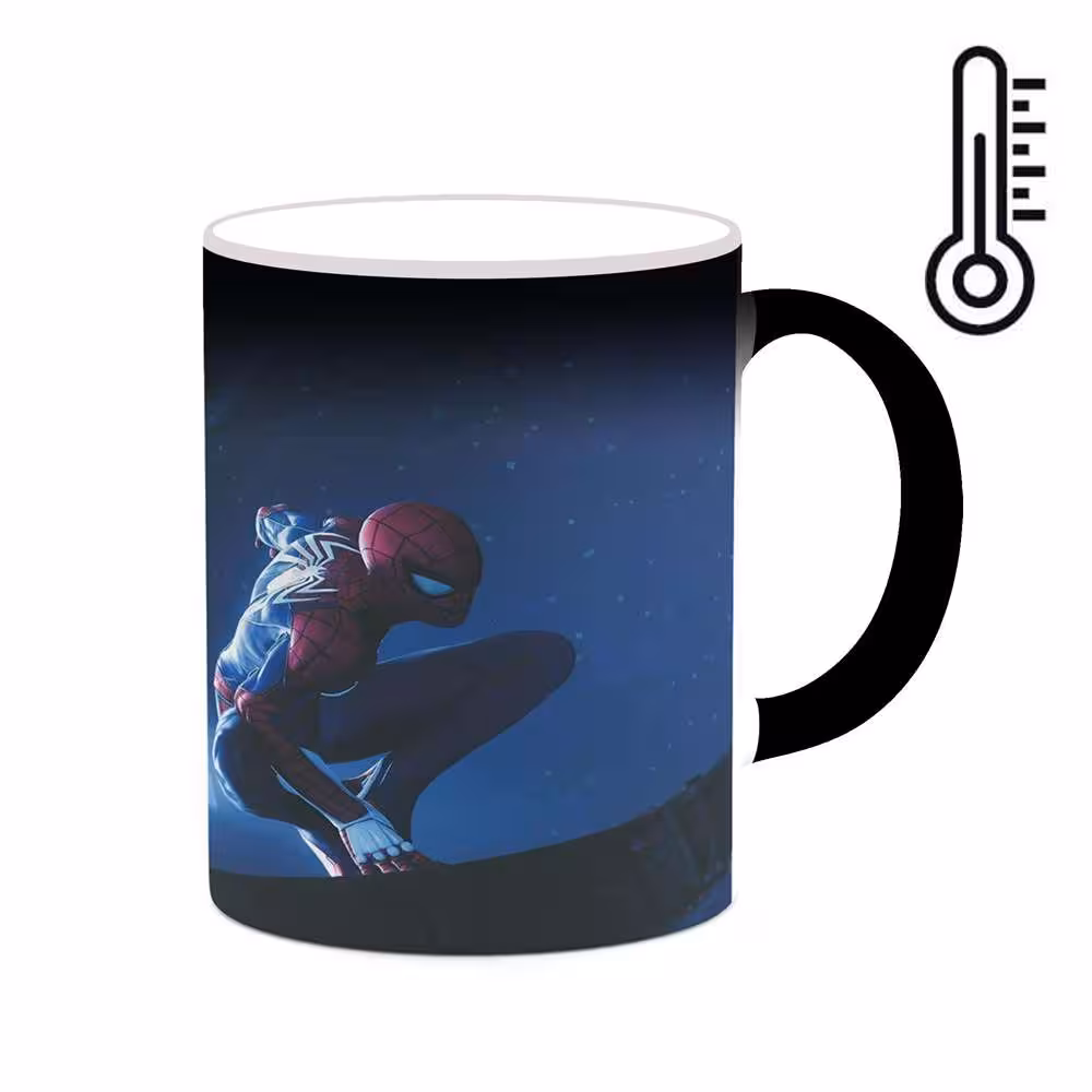 ماگ حرارتی کاکتی طرح کارتون Spider Man مدل mgh23194